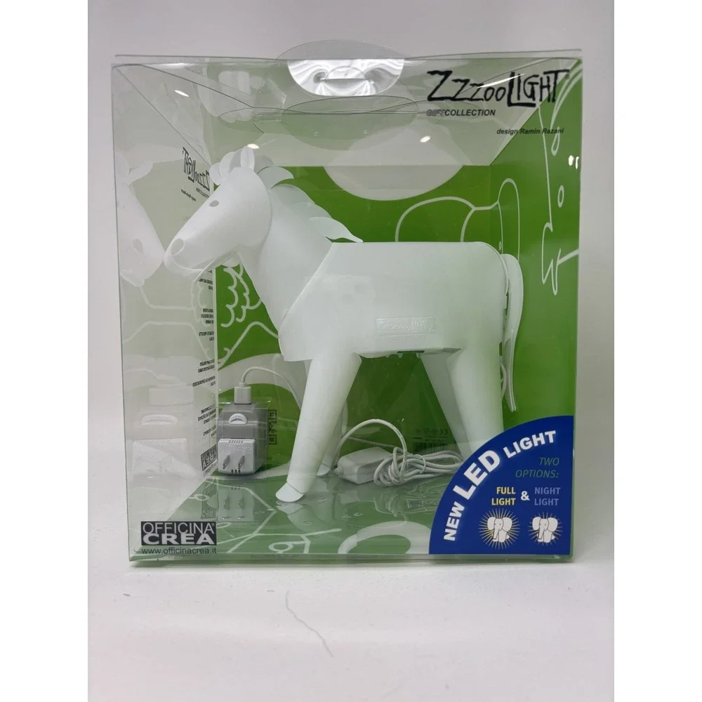ZzzooLight Horse Lamp Officina Crea Italian Design  New in Box Retired RARE